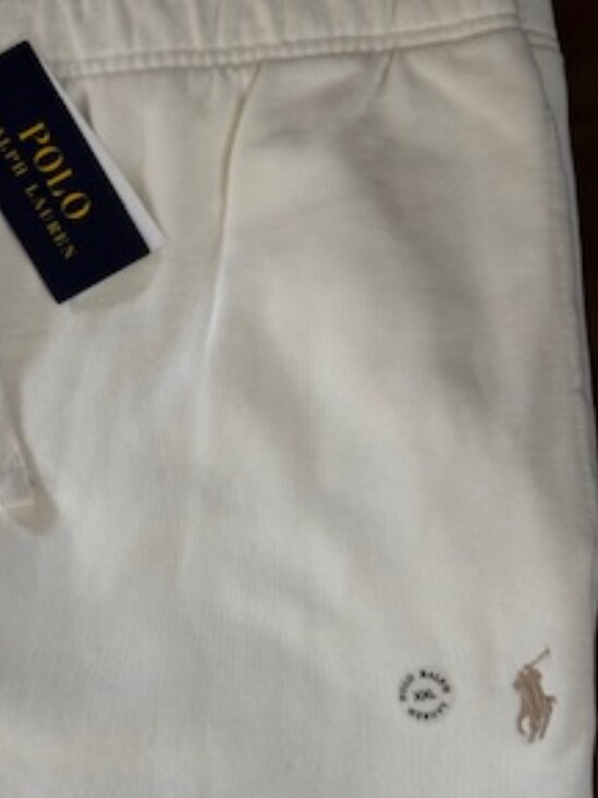 Polo Ralph Lauren Hooded Sweat Suit in Cream Size XXL NWT - Picture 7 of 9